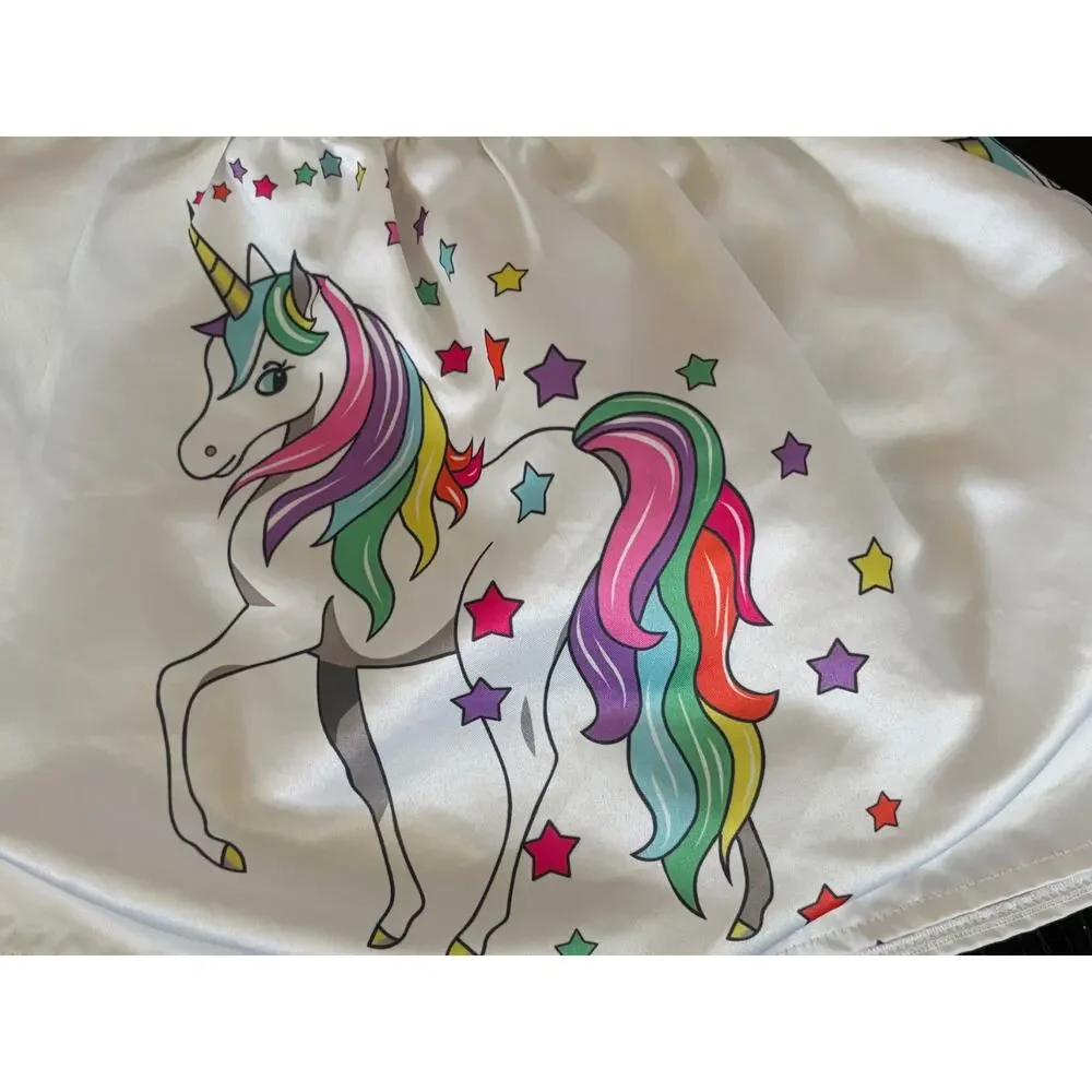 Mia Belle Girls Unicorn Princess Tulle Costume Dress - Picture 4 of 8